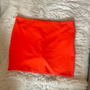 Vibrant Orange Women's Skirt